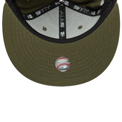 This is a LA Dodgers MLB Green 59FIFTY Fitted Cap 7
