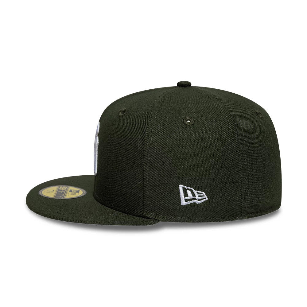This is a New York Yankees MLB Sidepatch Dark Green 59FIFTY Fitted Cap 6
