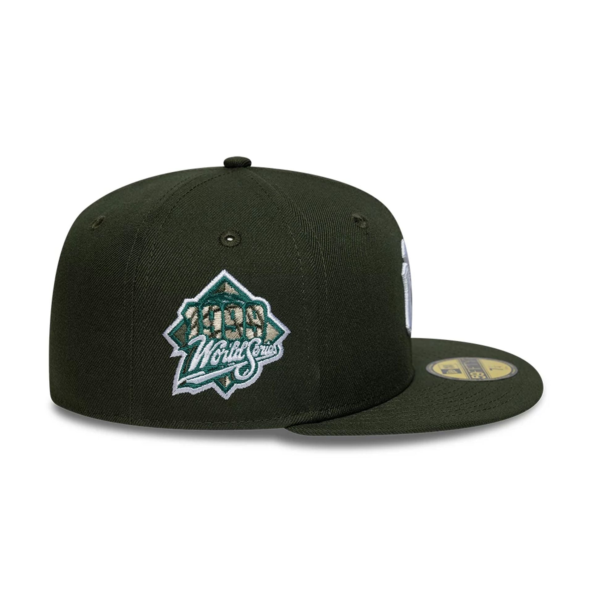 This is a New York Yankees MLB Dark Green 59FIFTY Fitted Cap 5