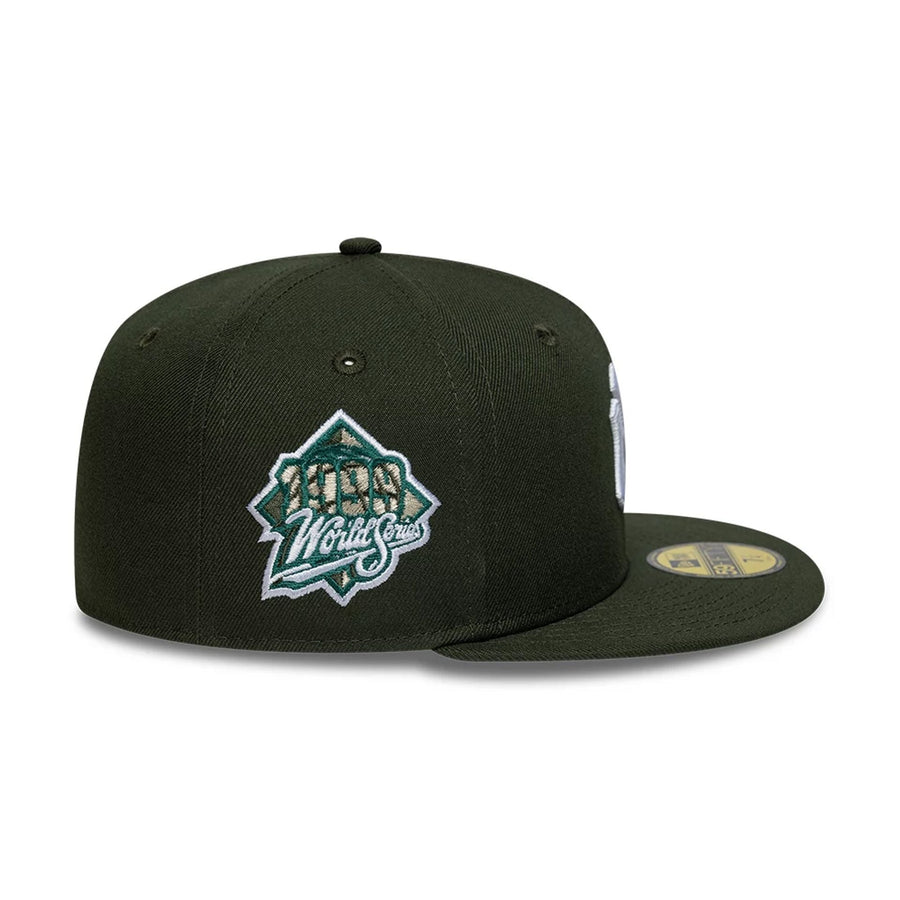 This is a New York Yankees MLB Dark Green 59FIFTY Fitted Cap 5