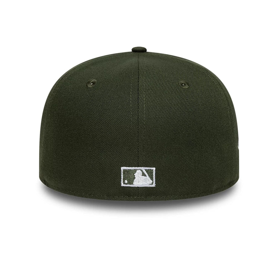 This is a LA Dodgers MLB Dark Green 59FIFTY Fitted Cap 7