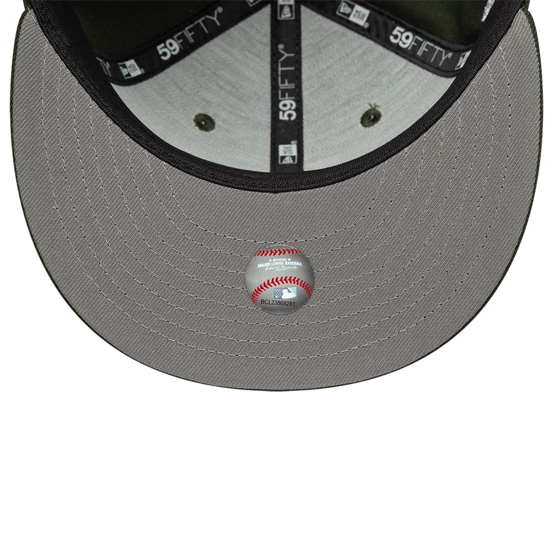 This is a LA Dodgers MLB Dark Green 59FIFTY Fitted Cap 2