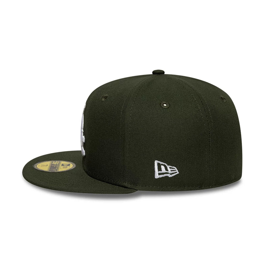 This is a Chicago White Sox MLB Dark Green 59FIFTY Fitted Cap 6