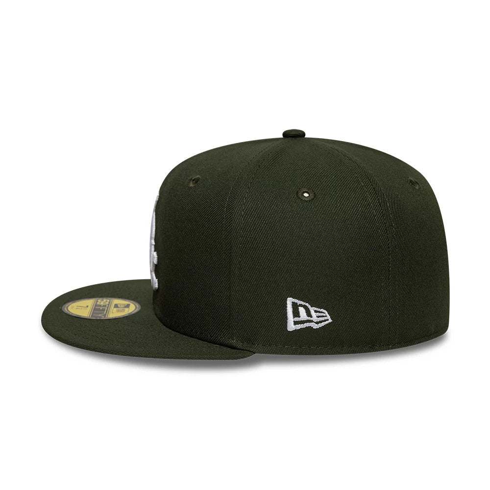 This is a Chicago White Sox Sidepatch MLB Dark Green 59FIFTY Fitted Cap 6