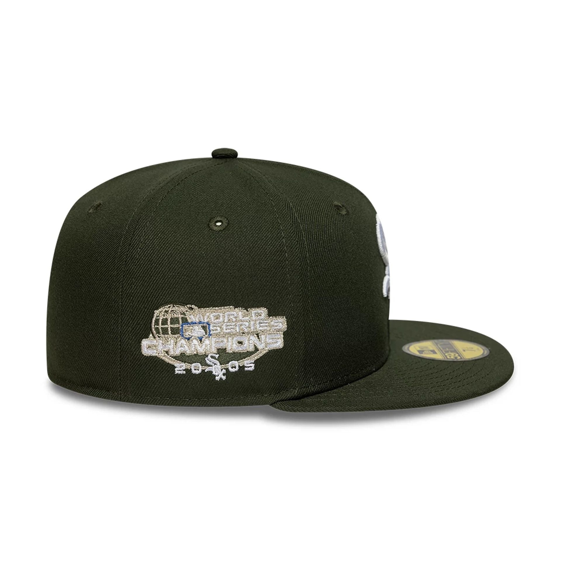 This is a Chicago White Sox MLB Dark Green 59FIFTY Fitted Cap 5