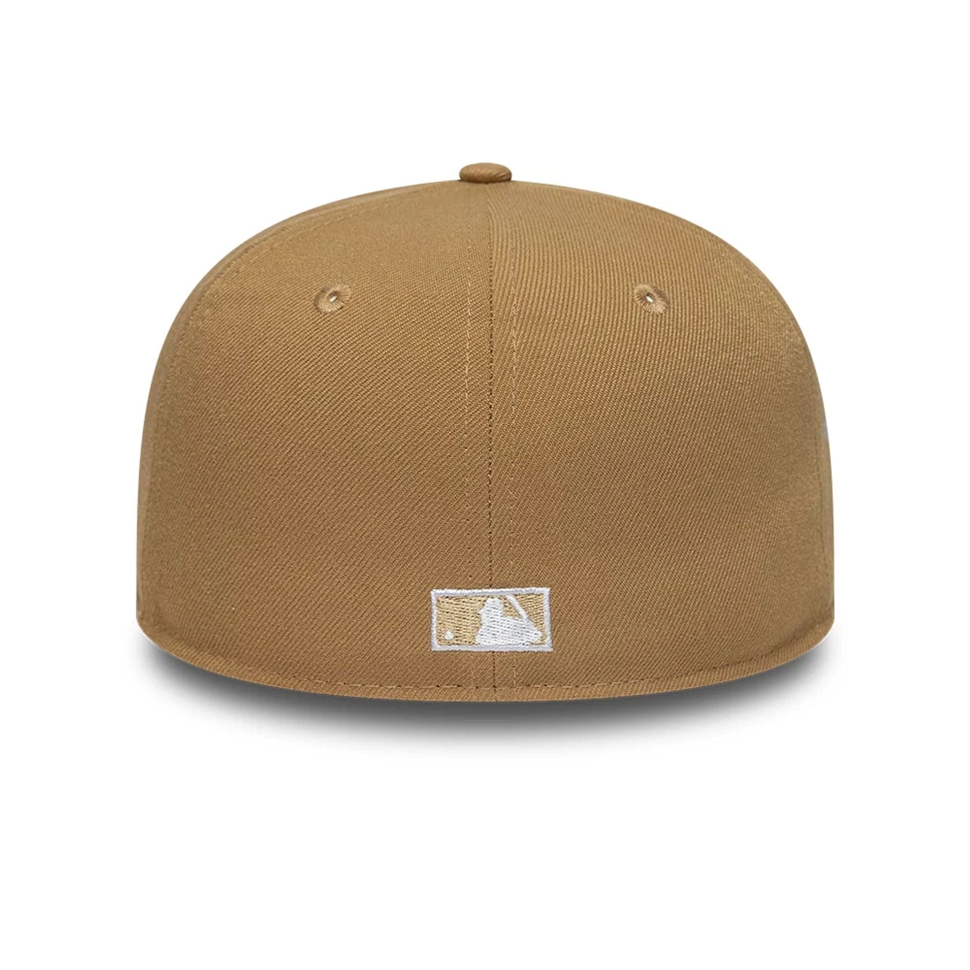 This is a Atlanta Braves MLB Beige 59FIFTY Fitted Cap 6