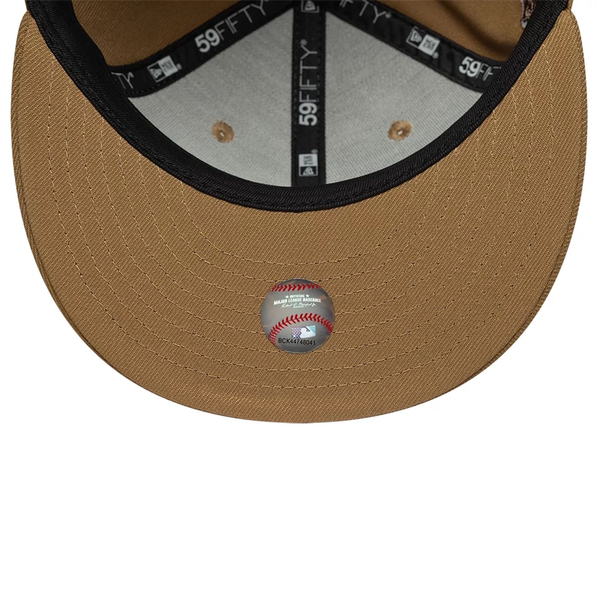 This is a New York Yankees MLB Beige 59FIFTY Fitted Cap 7