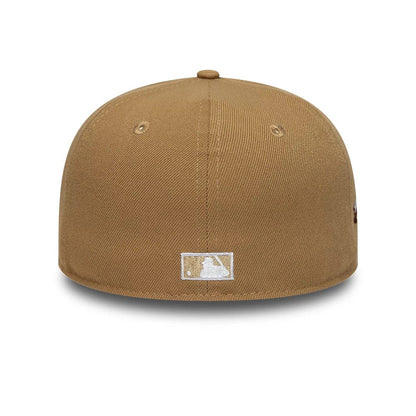 This is a Arizona Diamondbacks MLB Beige 59FIFTY Fitted Cap 6
