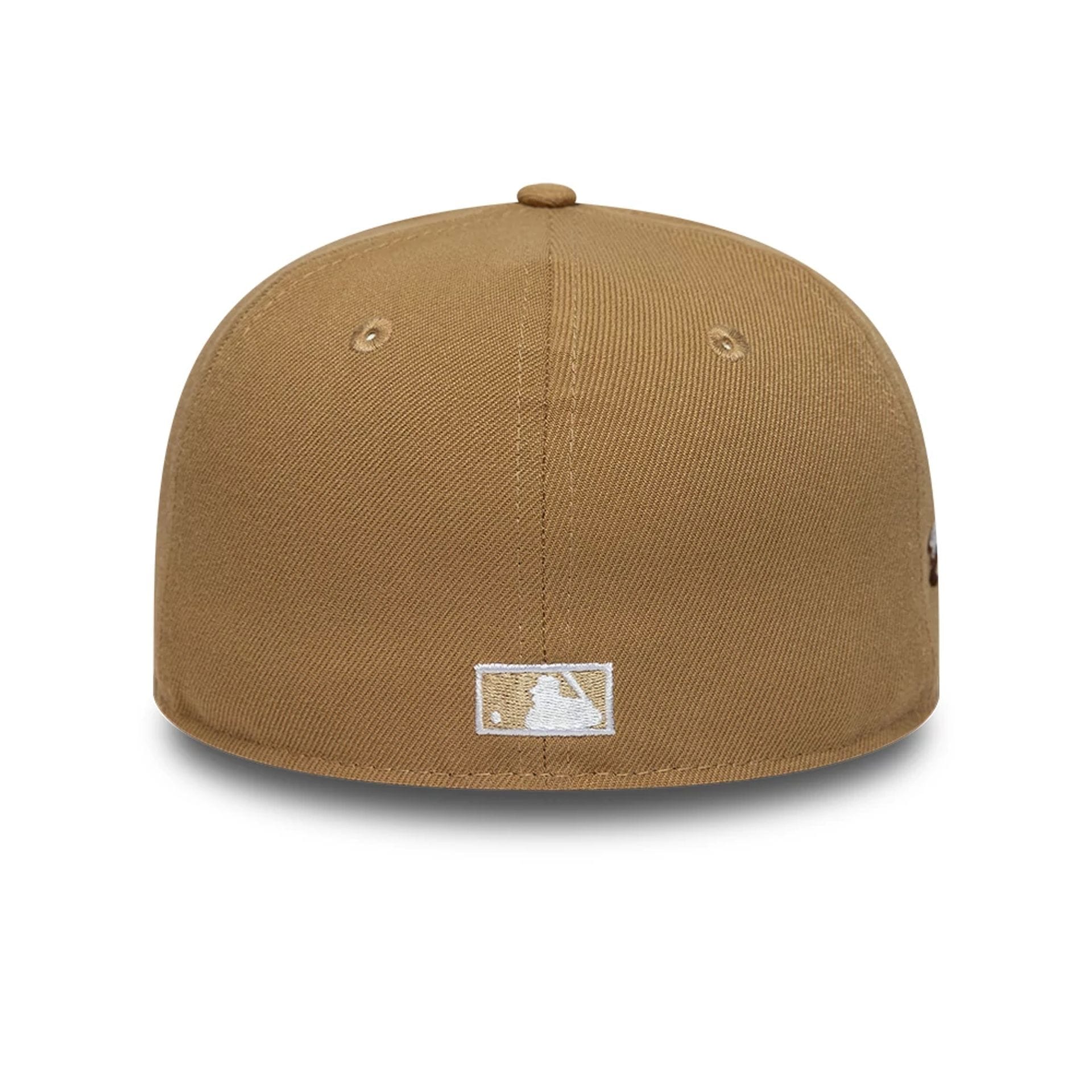 This is a Arizona Diamondbacks MLB Beige 59FIFTY Fitted Cap 6