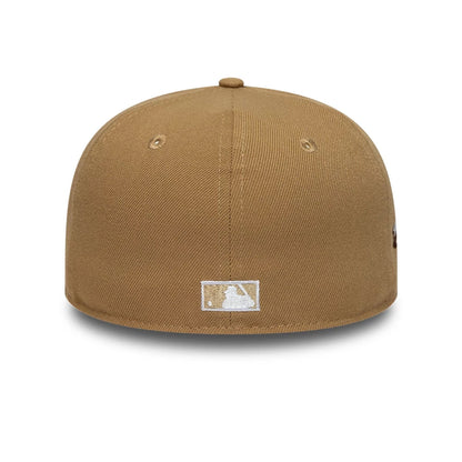This is a Arizona Diamondbacks MLB Beige 59FIFTY Fitted Cap 6