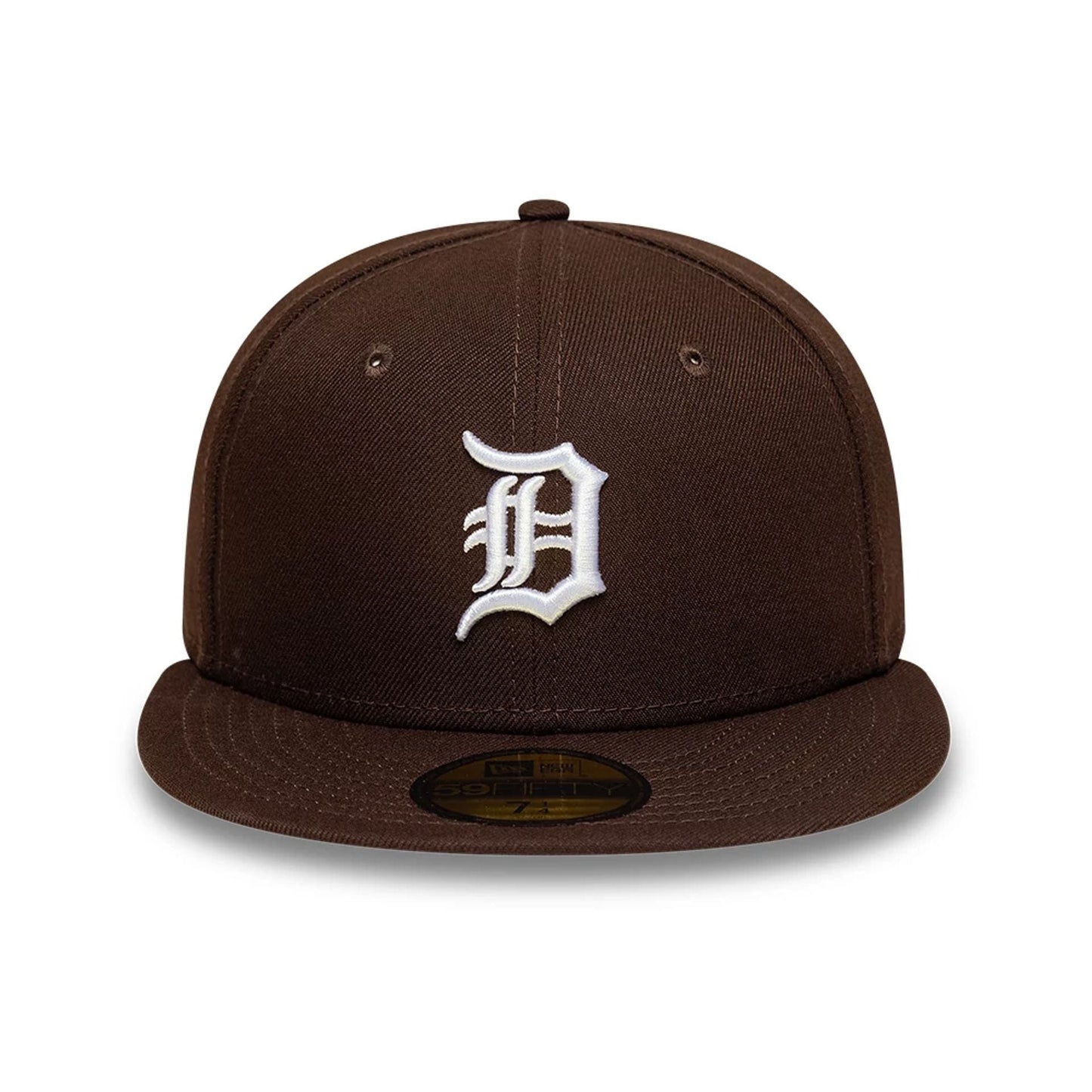 Pictured is this MLB Detroit Tigers 59FIFTY Fitted cap in dark brown. 3