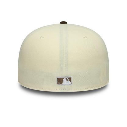 This is a LA Dodgers MLB Cream 59FIFTY A-Frame Fitted Cap 7