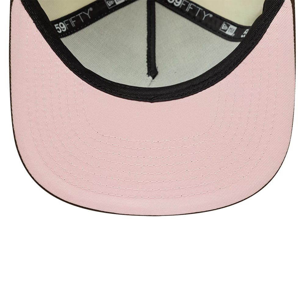 This is a  New Era Cream 59FIFTY A-Frame Fitted Cap 2