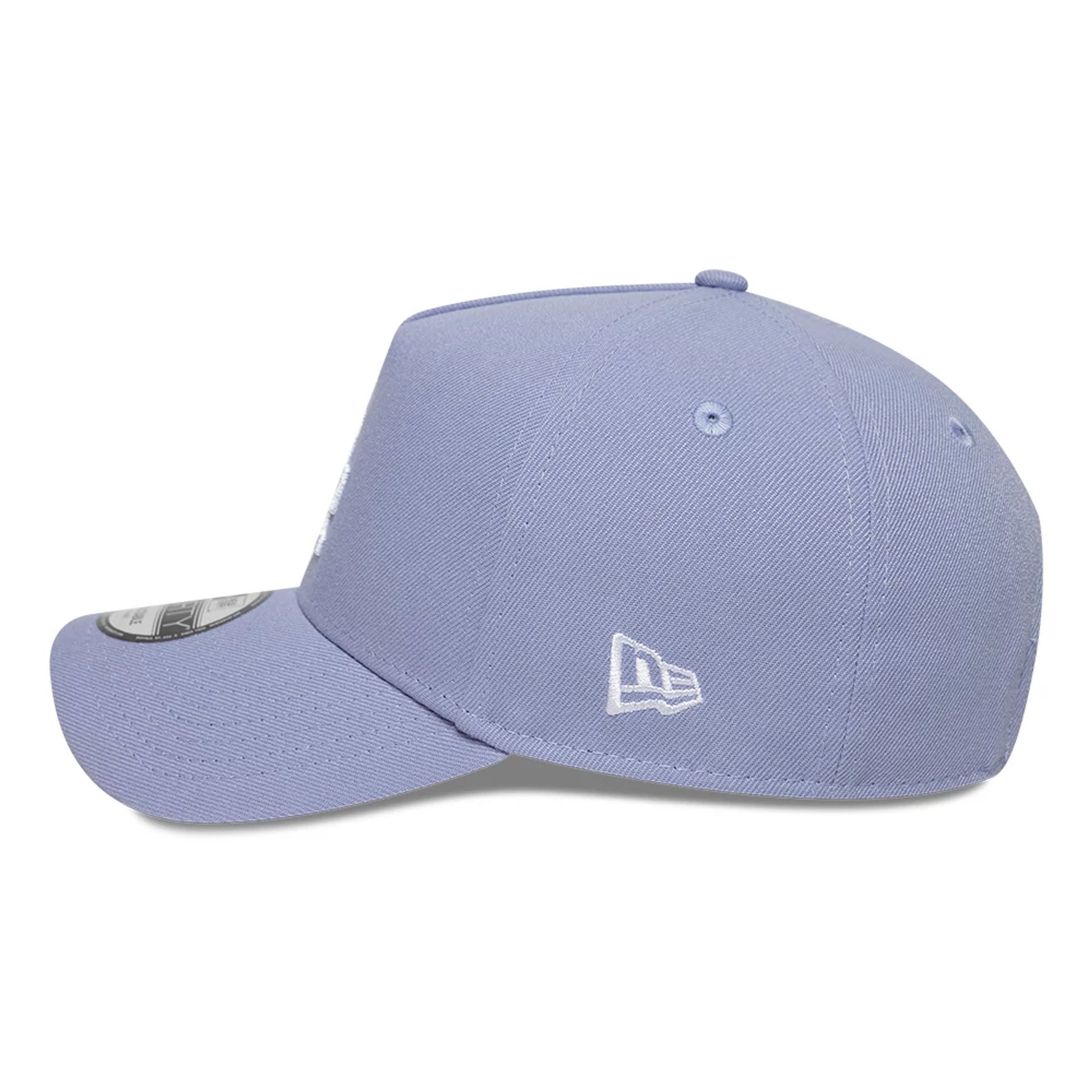 This is a LA Dodgers MLB Pastel Purple 9FORTY A-Frame Adjustable Cap 6
