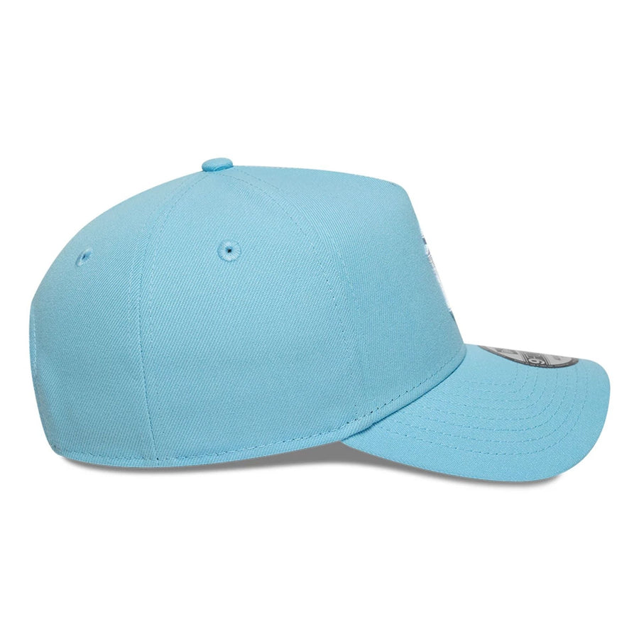 This is a New York Yankees MLB Pastel Blue 9FORTY A-Frame Adjustable Cap 6