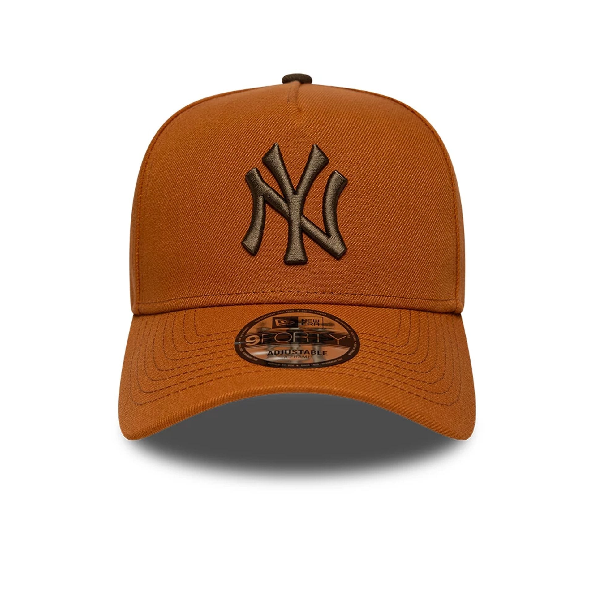 This is a New York Yankees MLB Brown 9FORTY A-Frame Adjustable Cap 2
