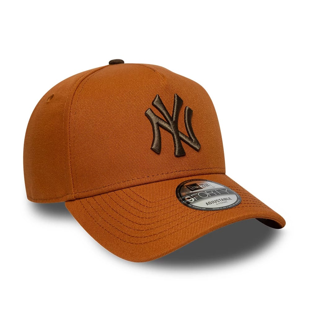 This is a New York Yankees MLB Brown 9FORTY A-Frame Adjustable Cap 3