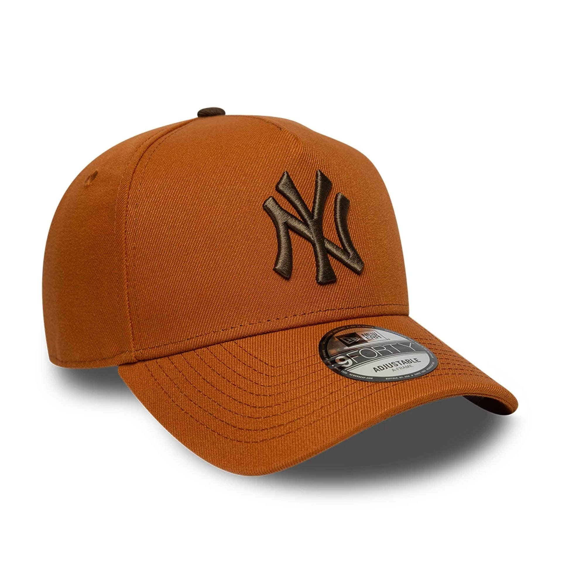 This is a New York Yankees MLB Brown 9FORTY A-Frame Adjustable Cap 3