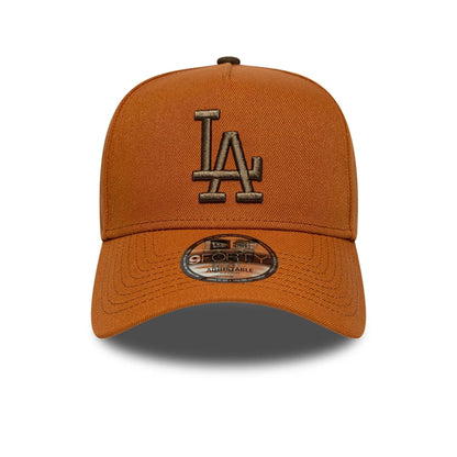 This is a LA Dodgers MLB Brown 9FORTY A-Frame Adjustable Cap 2