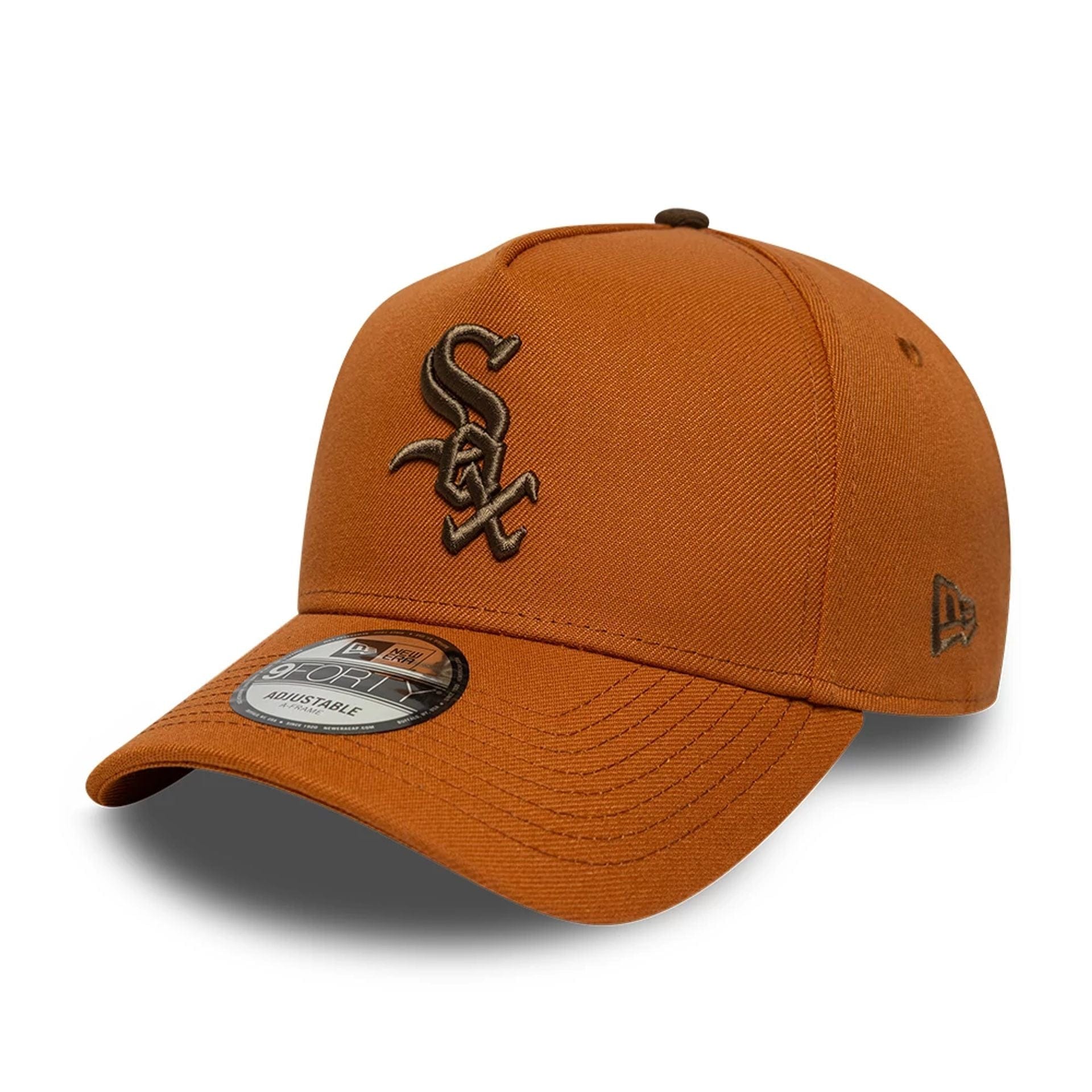 This is a Chicago White Sox MLB Brown 9FORTY A-Frame Adjustable Cap 1