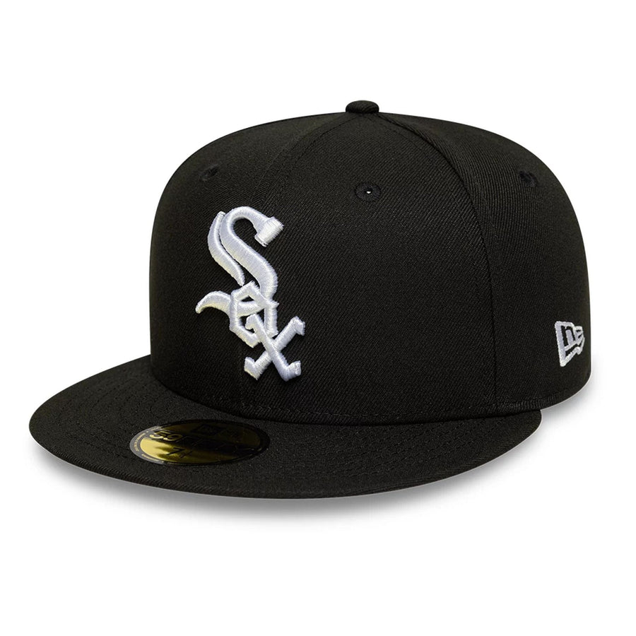 This is a Chicago White Sox MLB Black 59FIFTY Fitted Cap 1