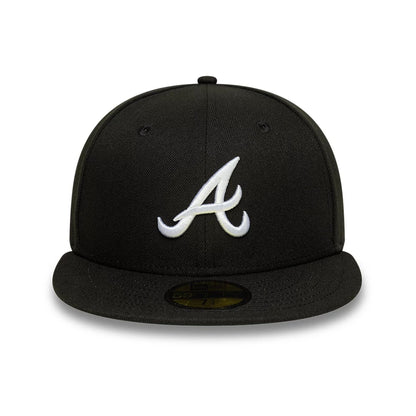 This is a Atlanta Braves MLB Black 59FIFTY Fitted Cap 3