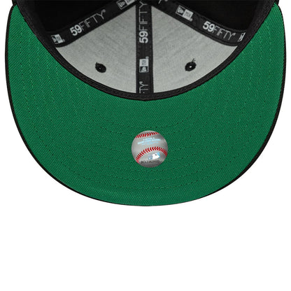 This is a Atlanta Braves MLB Black 59FIFTY Fitted Cap 2