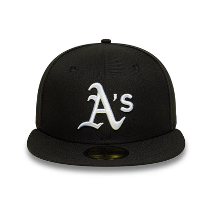 This is a Oakland Athletics MLB Black 59FIFTY Fitted Cap 3