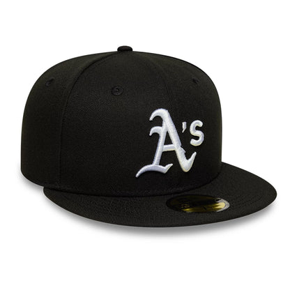 This is a Oakland Athletics MLB Black 59FIFTY Fitted Cap 4