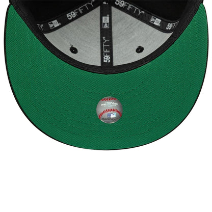 This is a Oakland Athletics MLB Black 59FIFTY Fitted Cap 2