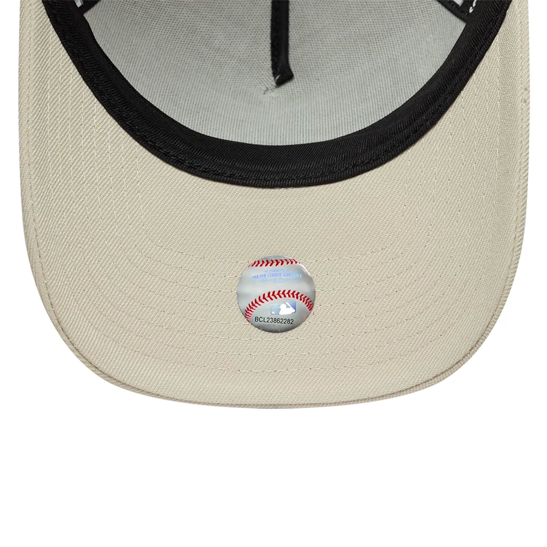 This is a LA Dodgers MLB Beige 9FORTY A-Frame Adjustable Cap 5