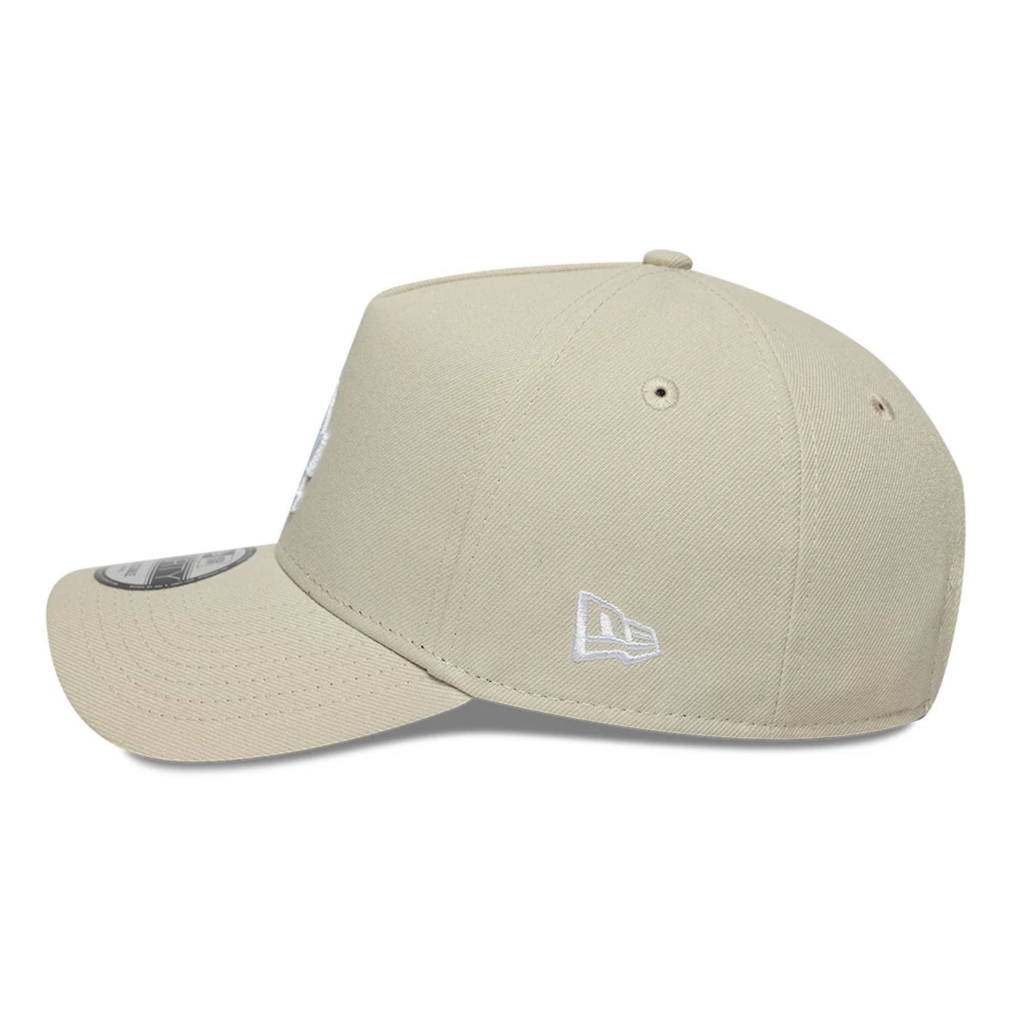 This is a LA Dodgers MLB Beige 9FORTY A-Frame Adjustable Cap 6