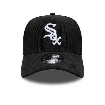 This is a Chicago White Sox MLB Cord Black 9FORTY A-Frame Adjustable Cap 3