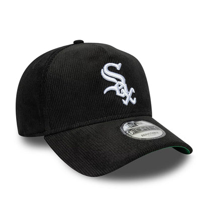 This is a Chicago White Sox MLB Cord Black 9FORTY A-Frame Adjustable Cap 4