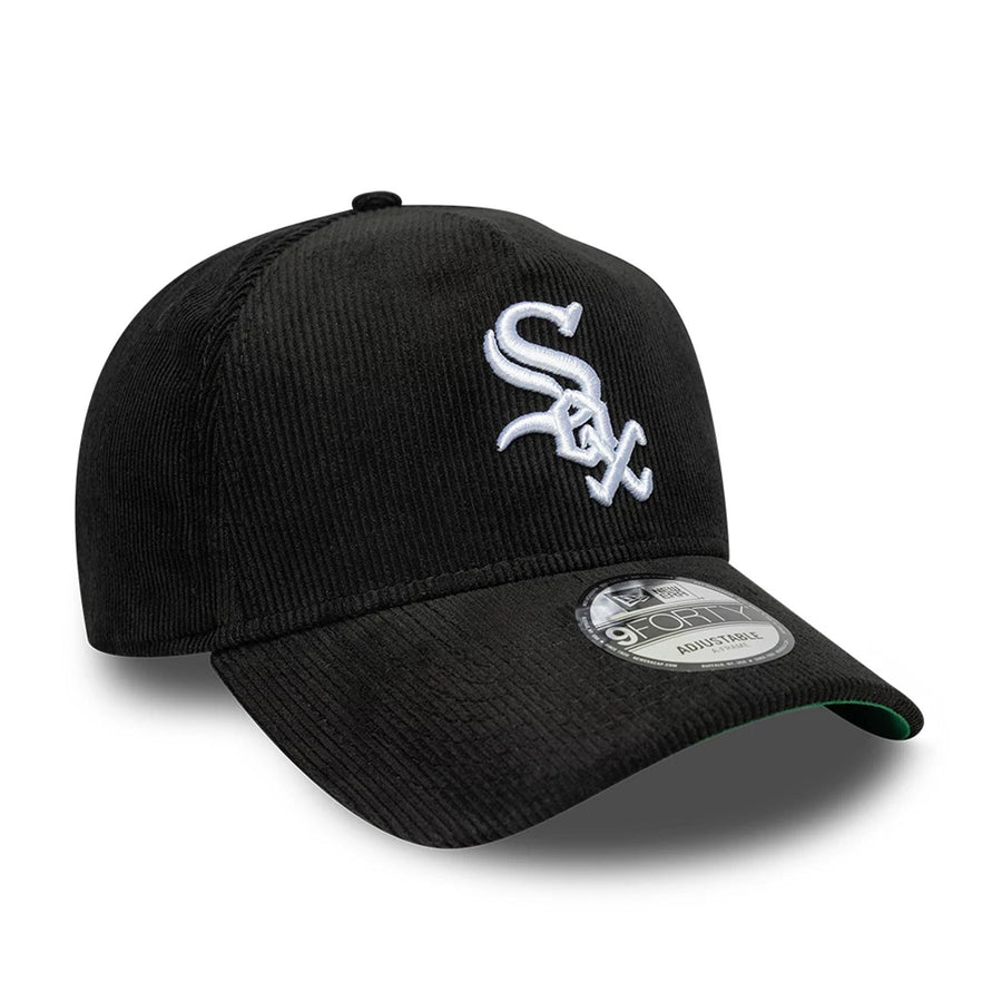 This is a Chicago White Sox MLB Cord Black 9FORTY A-Frame Adjustable Cap 4
