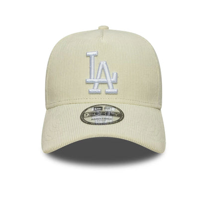 This is a LA Dodgers MLB Cord Cream 9FORTY A-Frame Adjustable Cap 3