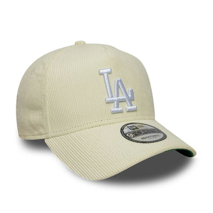 This is a LA Dodgers MLB Cord Cream 9FORTY A-Frame Adjustable Cap 4