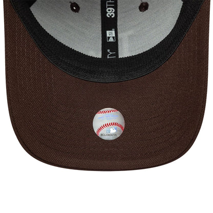 This is a LA Dodgers MLB Dark Brown 39THIRTY Stretch Fit Cap 7