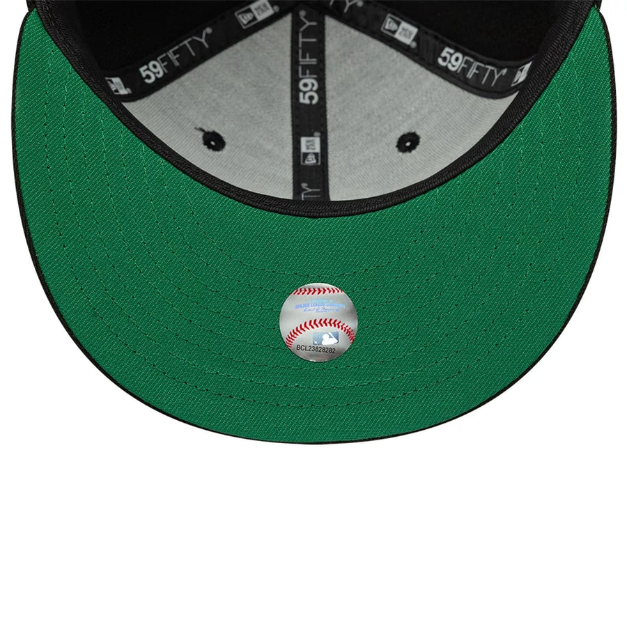 This is a Boston Red Sox MLB Black 59FIFTY Fitted Cap 2