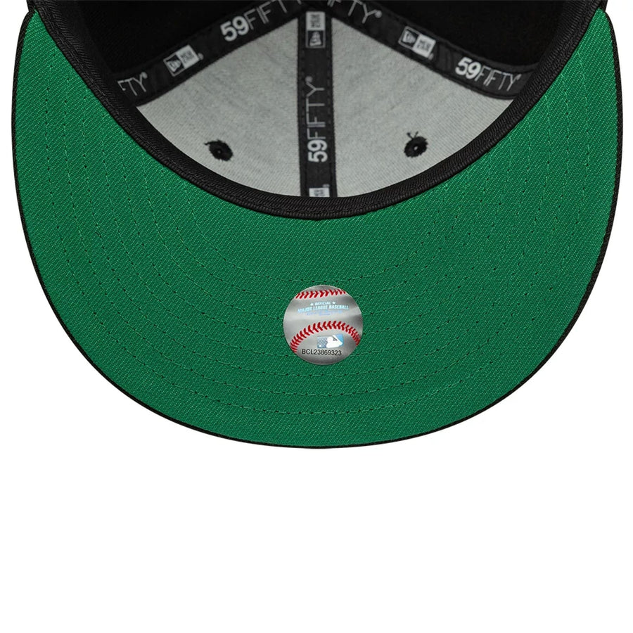 This is a New York Mets MLB Black 59FIFTY Fitted Cap 2