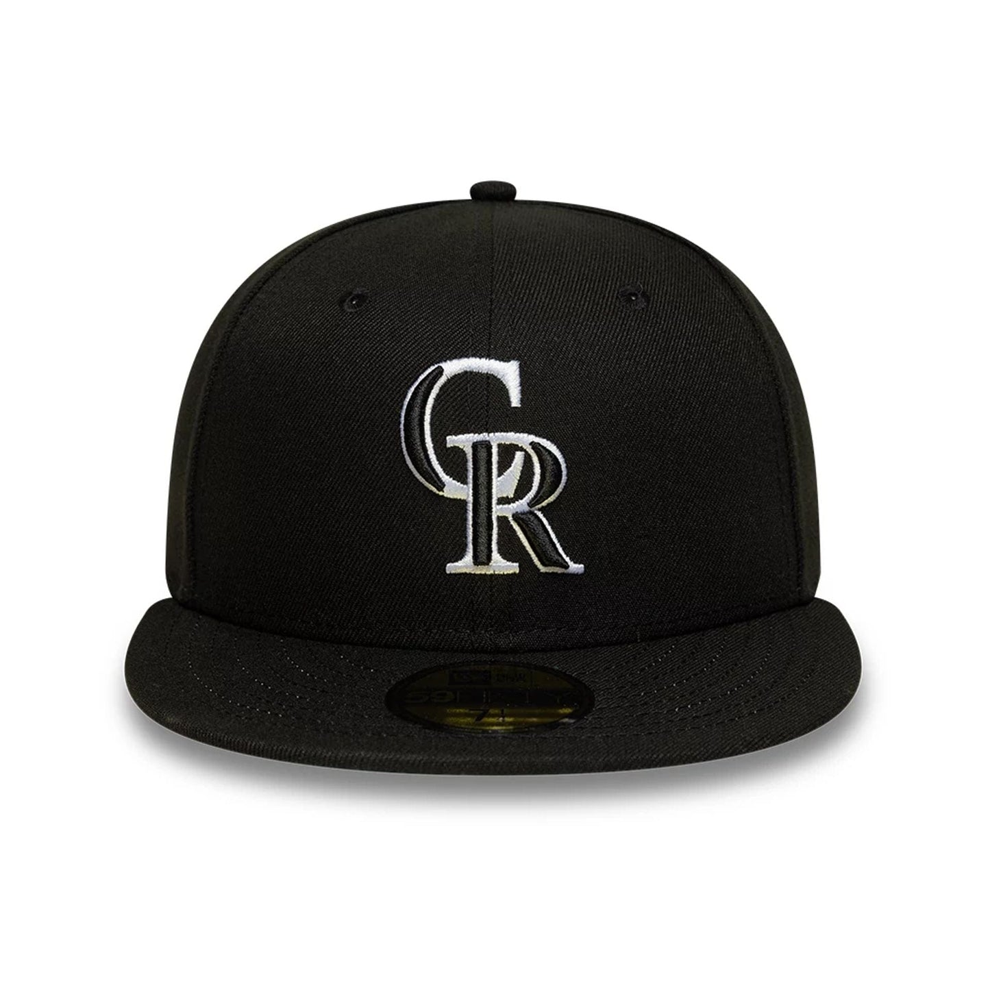 This is a Colorado Rockies MLB Black 59FIFTY Fitted Cap 3
