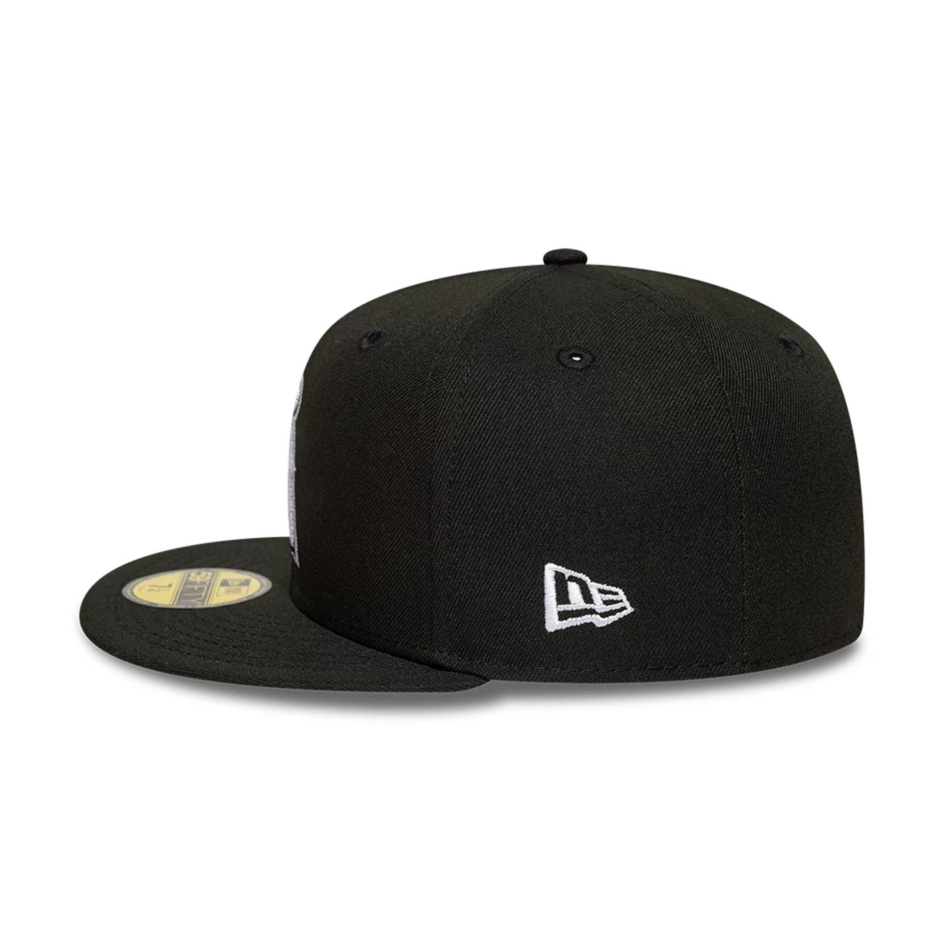 This is a LA Angels MLB Black 59FIFTY Fitted Cap 6