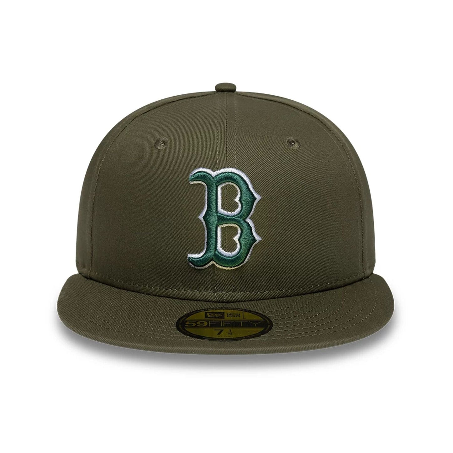 Pictured is this Boston Red Sox MLB Dark Green 59FIFTY Fitted cap. 2