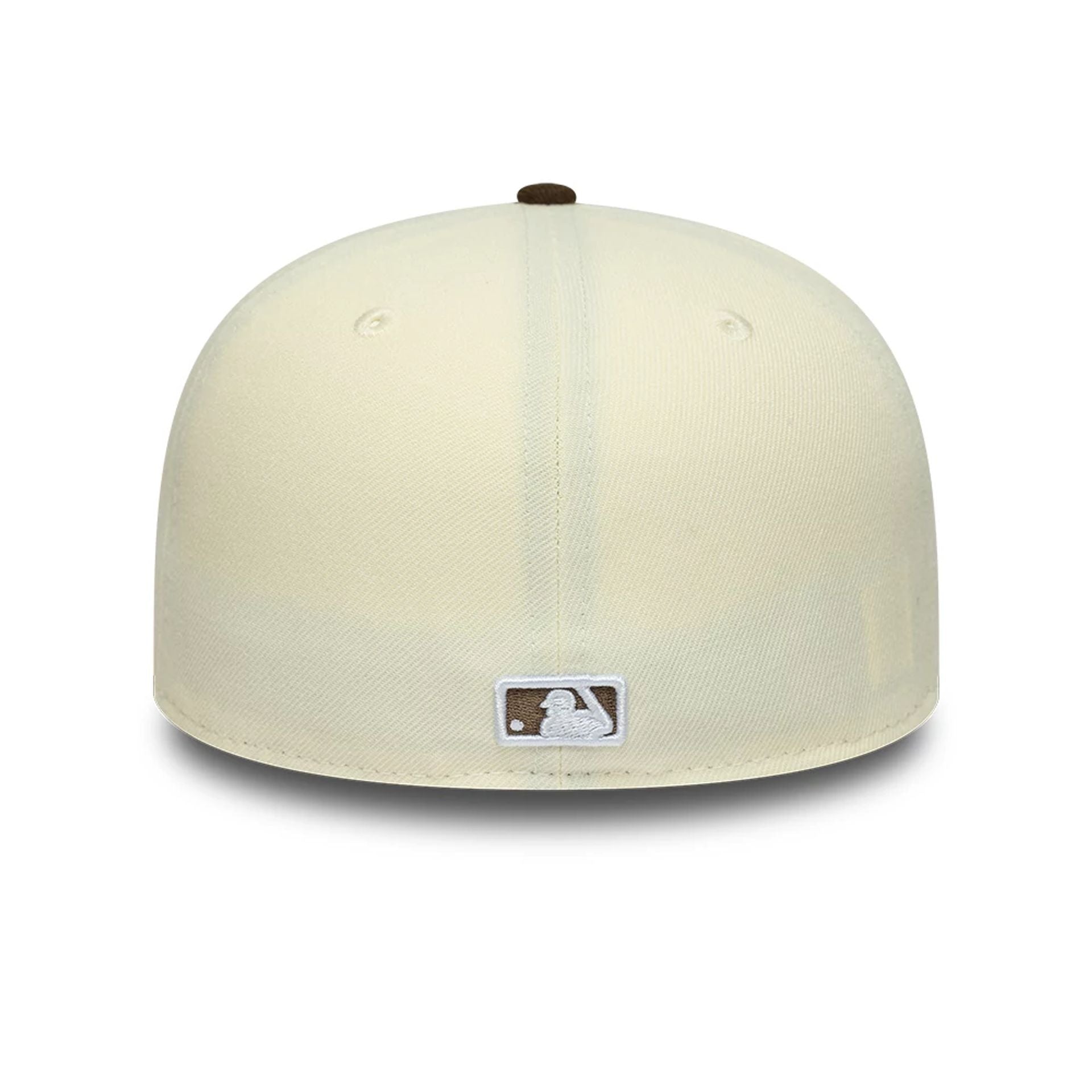 This is a LA Angels MLB Cream 59FIFTY A-Frame Fitted Cap 5