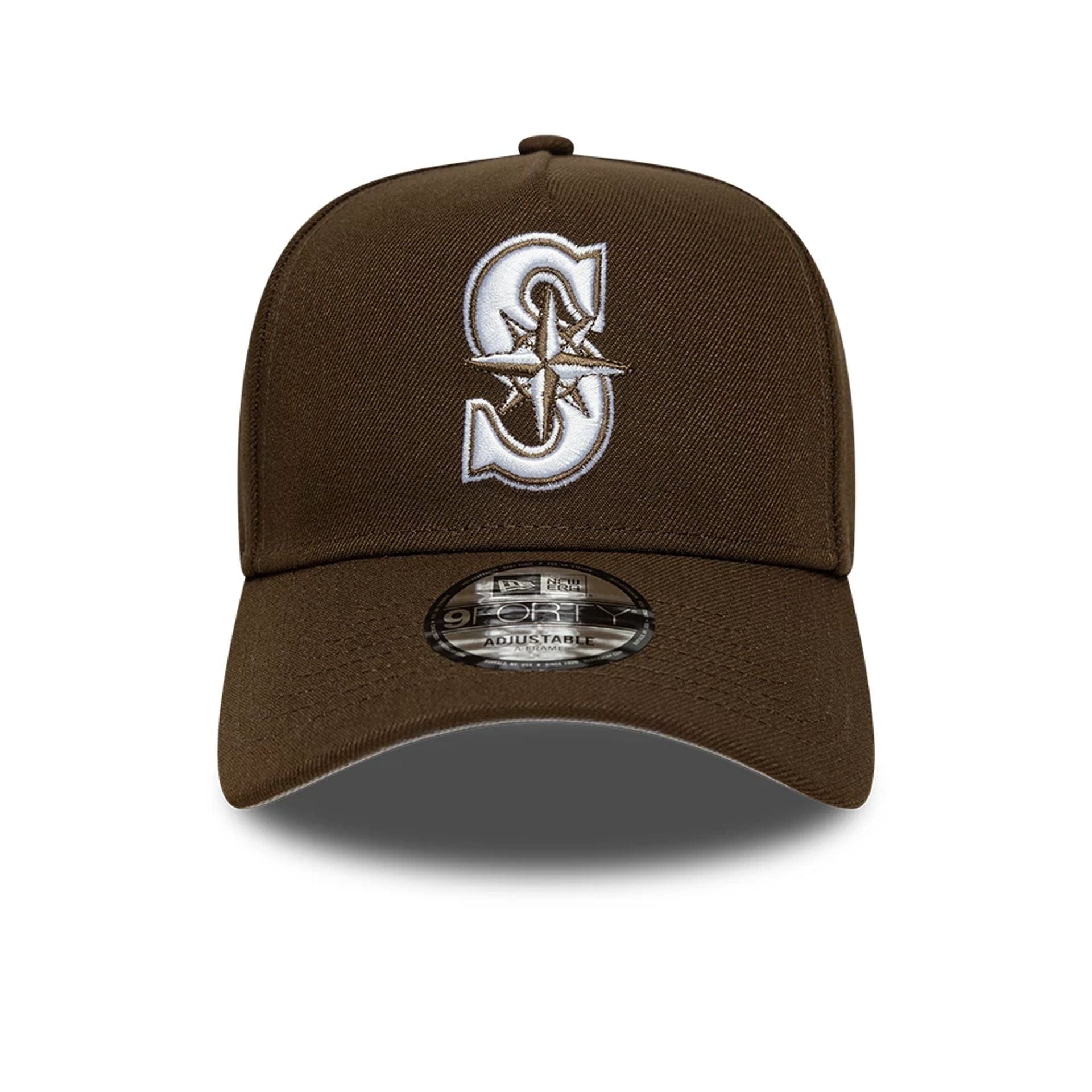 This is a Seattle Mariners MLB Dark Brown 9FORTY A-Frame Adjustable Cap 3