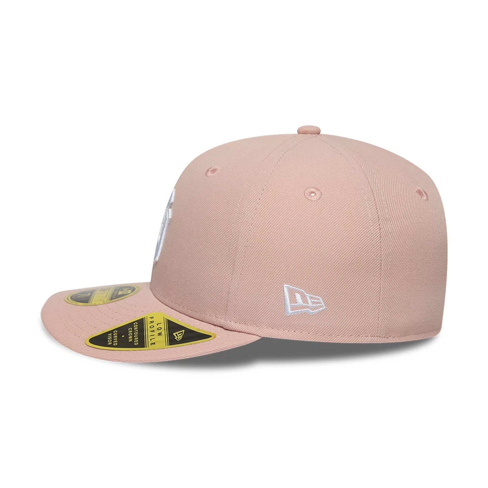 This is a New York Yankees MLB Pastel Pink Low Profile 59FIFTY Fitted Cap 6
