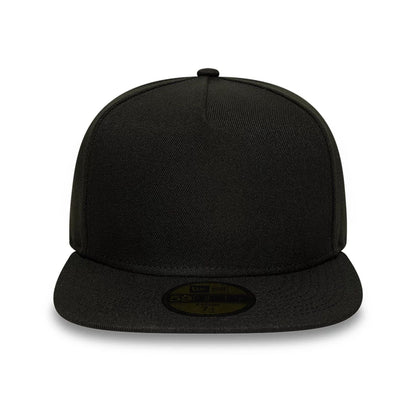 This is a  New Era Black 59FIFTY A-Frame Fitted Cap 2
