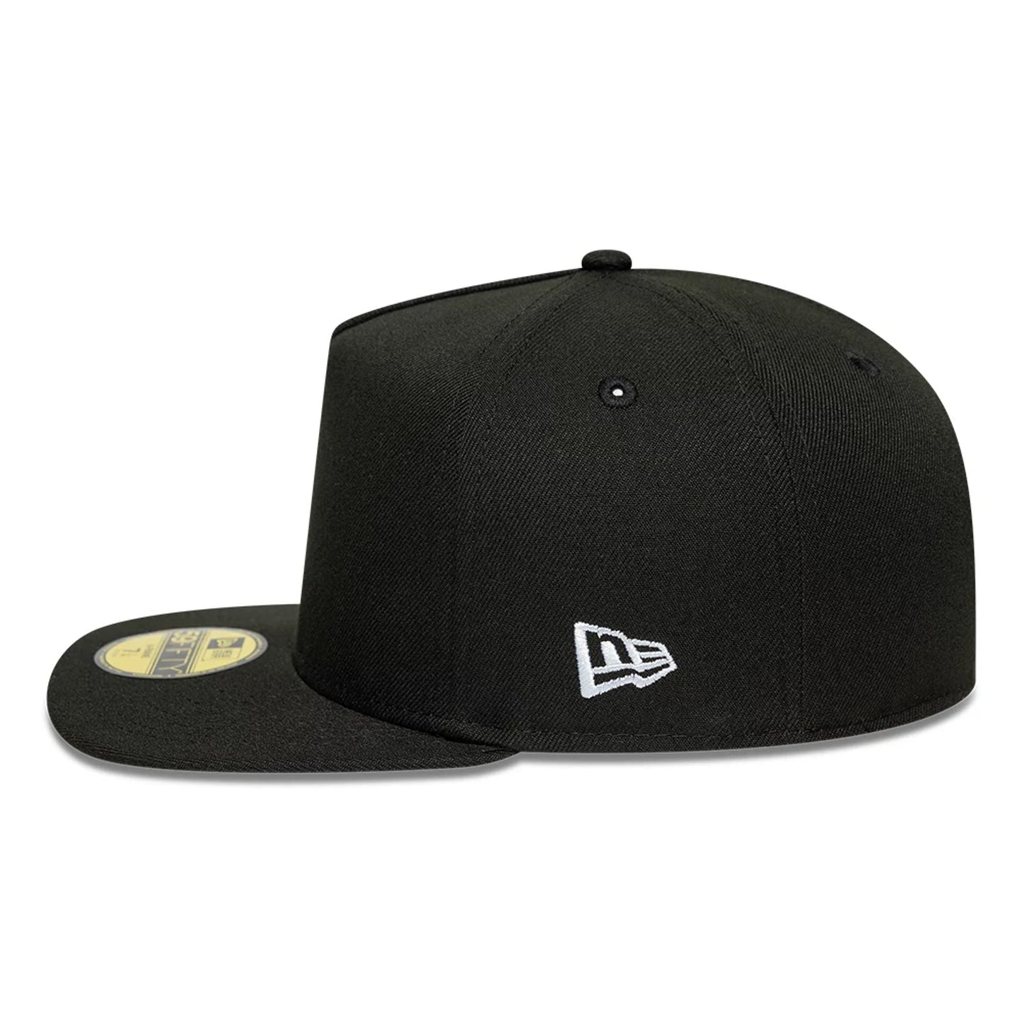 This is a  New Era Black 59FIFTY A-Frame Fitted Cap 4
