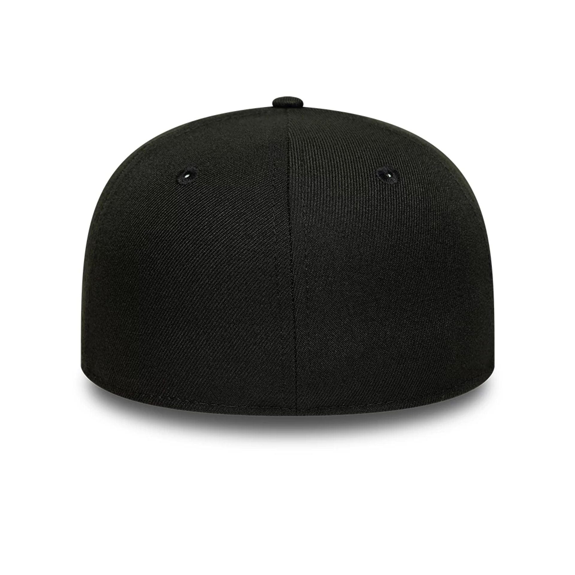 This is a  New Era Black Low Profile 59FIFTY Fitted Cap 6
