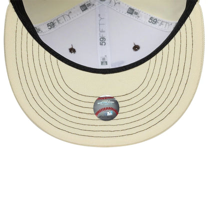 Pictured is this MLB Contrast LA Dodgers 59FIFTY Fitted cap in white. 7